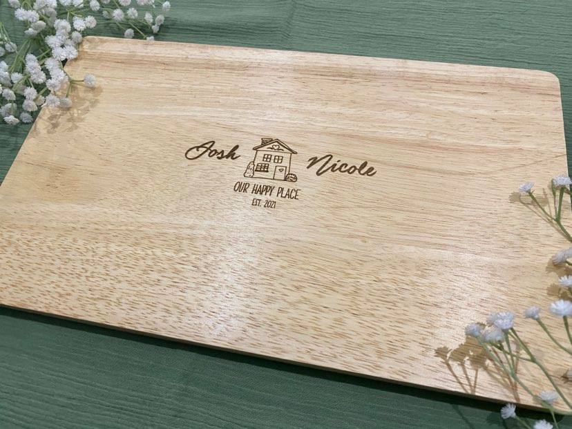  personalised house warming chopping boards australia