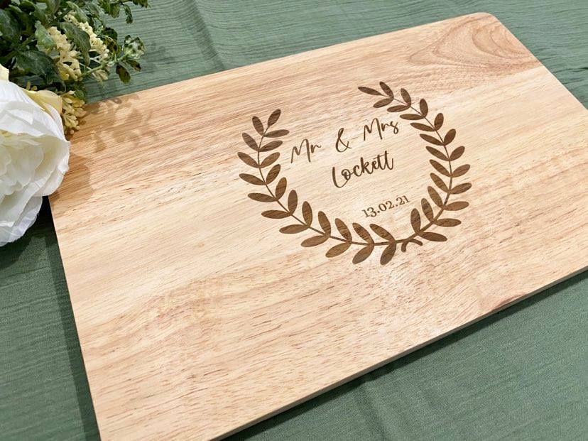 personalised wedding chopping boards melbourne