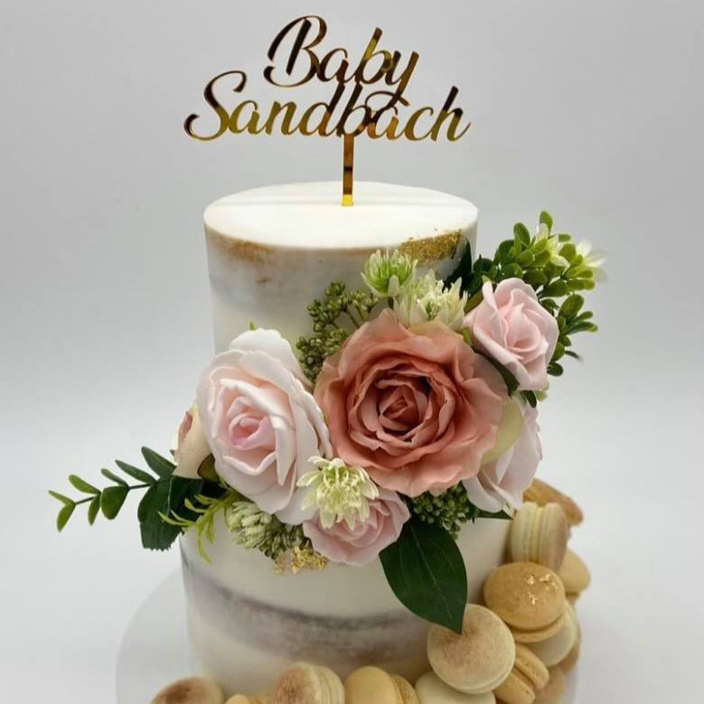 baby shower cake toppers