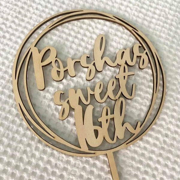 sweet 16th cake topper