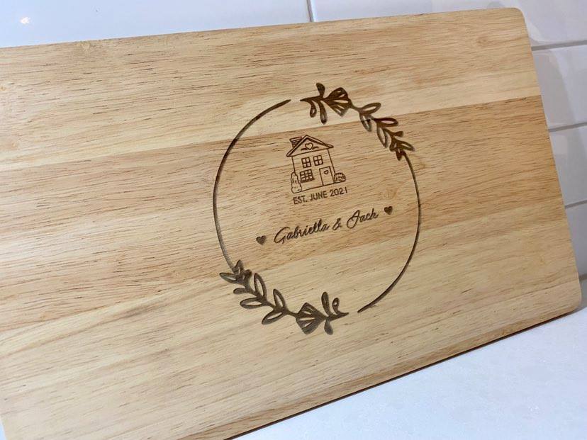  personalised house warming chopping boards melbourne