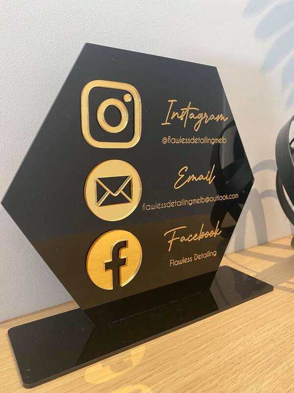 Social media sign