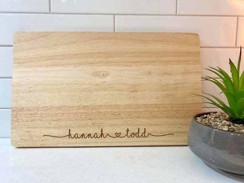  personalised wedding chopping boards australia
