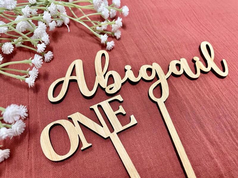 bamboo cake toppers 