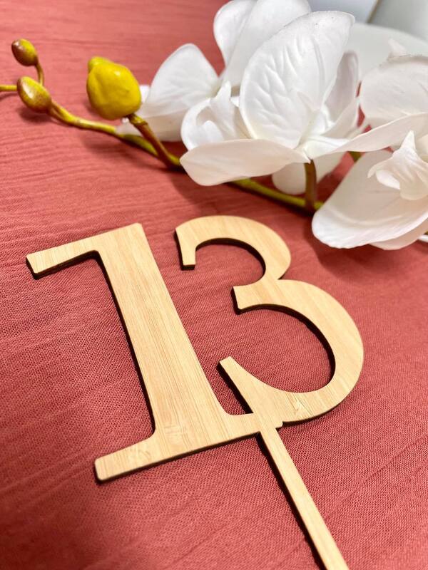 13th cake toppers 