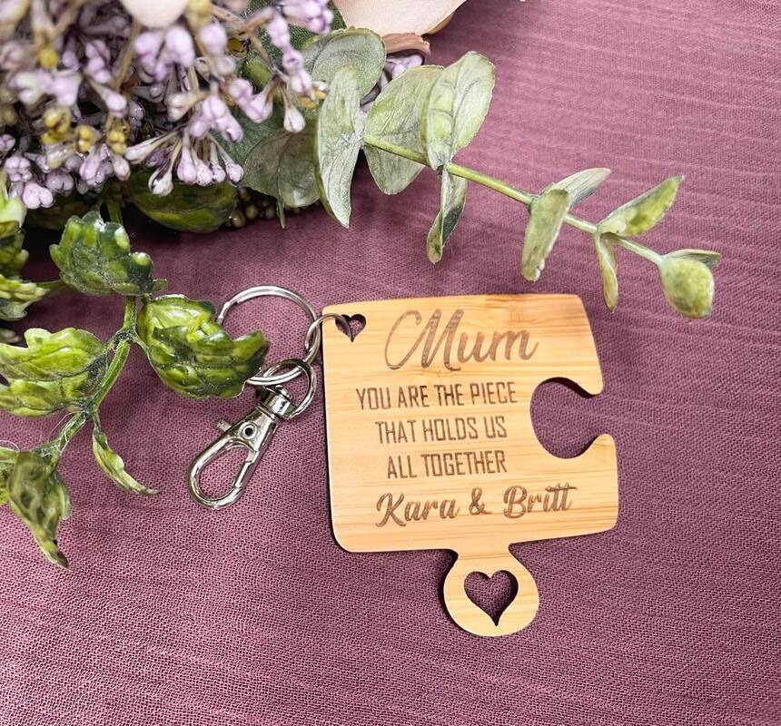 personalised mum key ring australia 