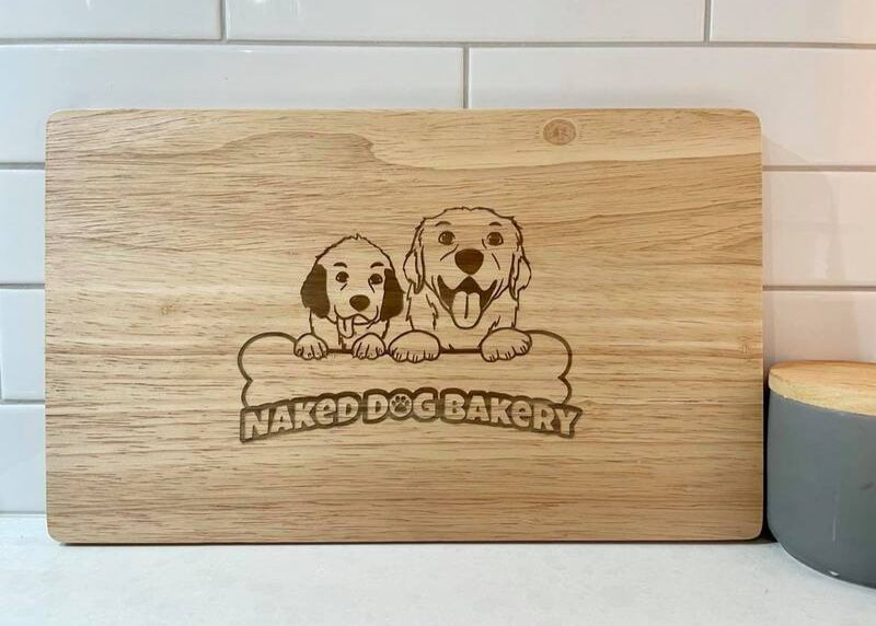 business logo chopping board