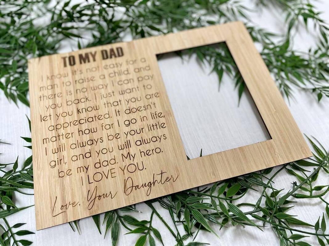 dad quote frame