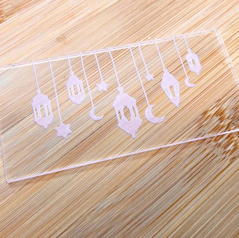 christmas themed embosser cookie stamp