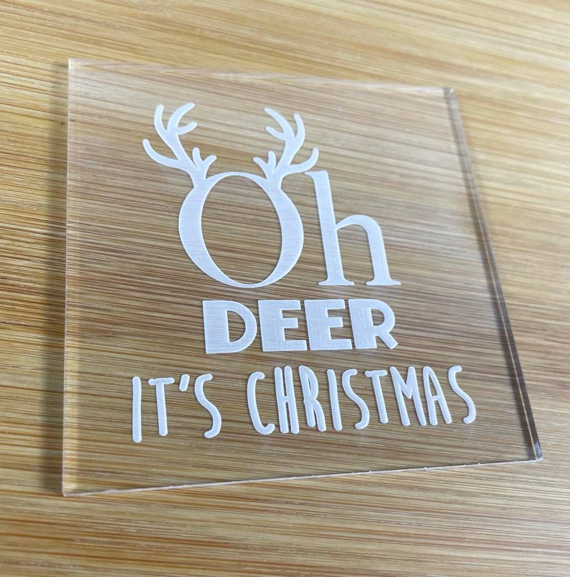 oh deer embosser cookie stamp