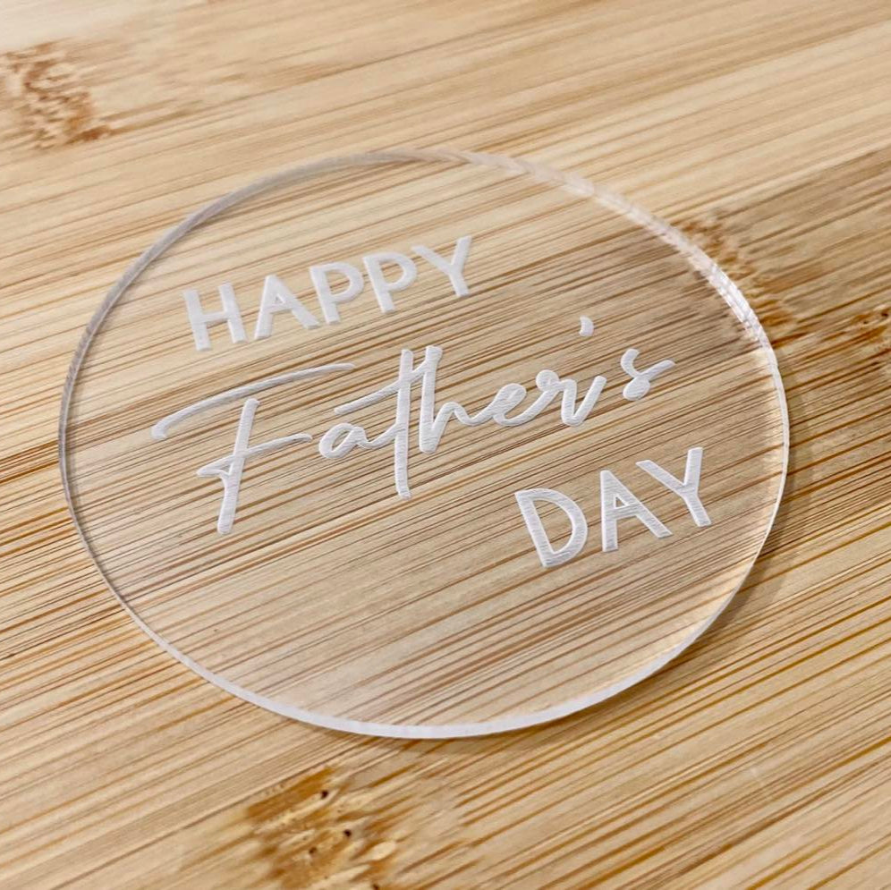 fathers day embosser cookie stamp