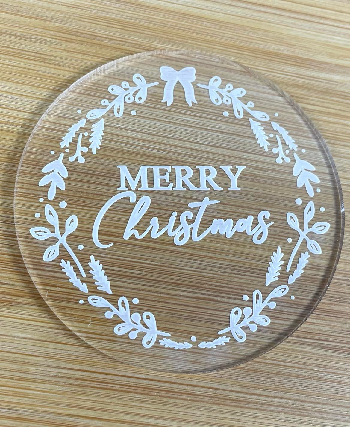 merry christmas embosser cookie stamp melbourne