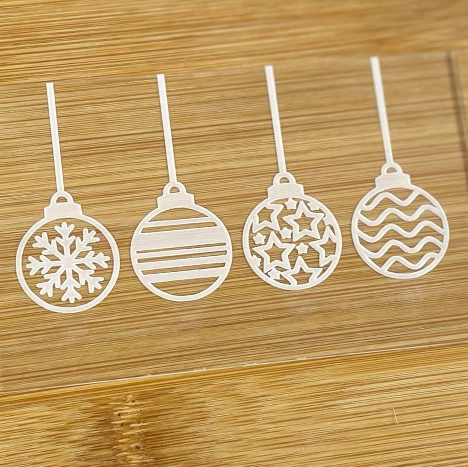 bauble embosser cookie stamp