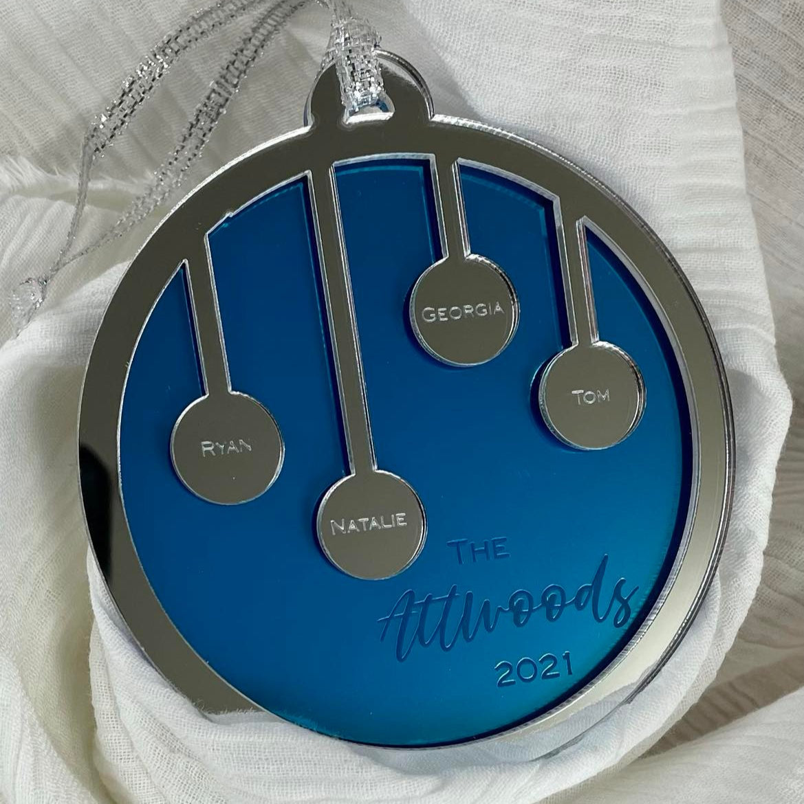 Family tree Christmas bauble