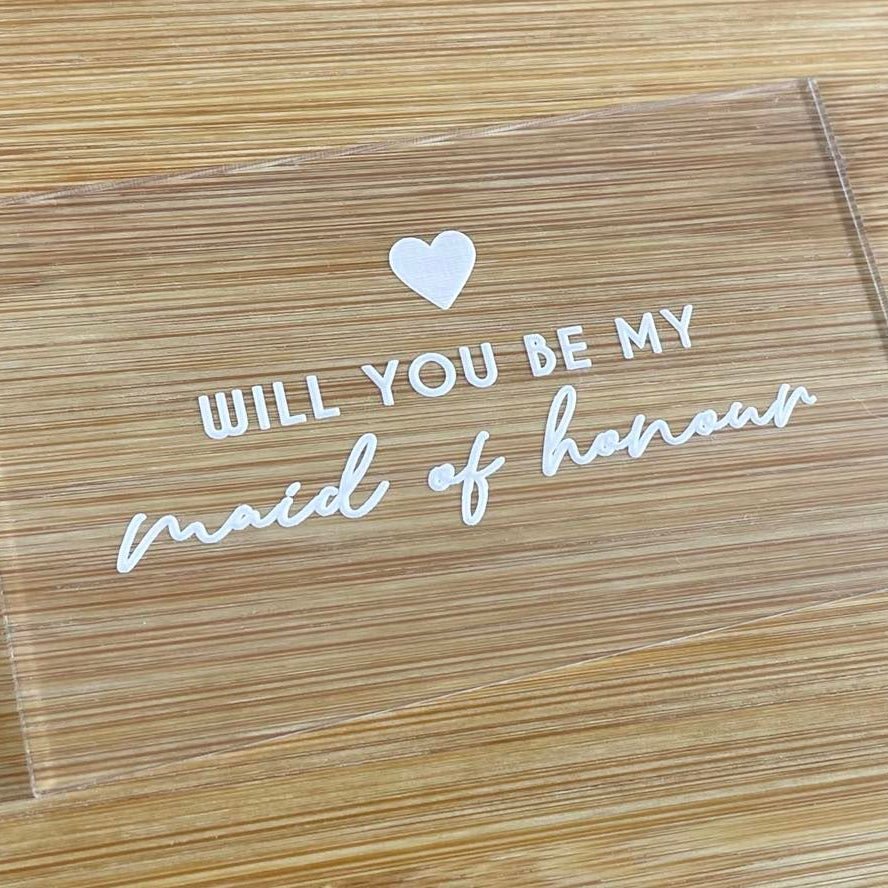 maid of honour embosser cookie stamp