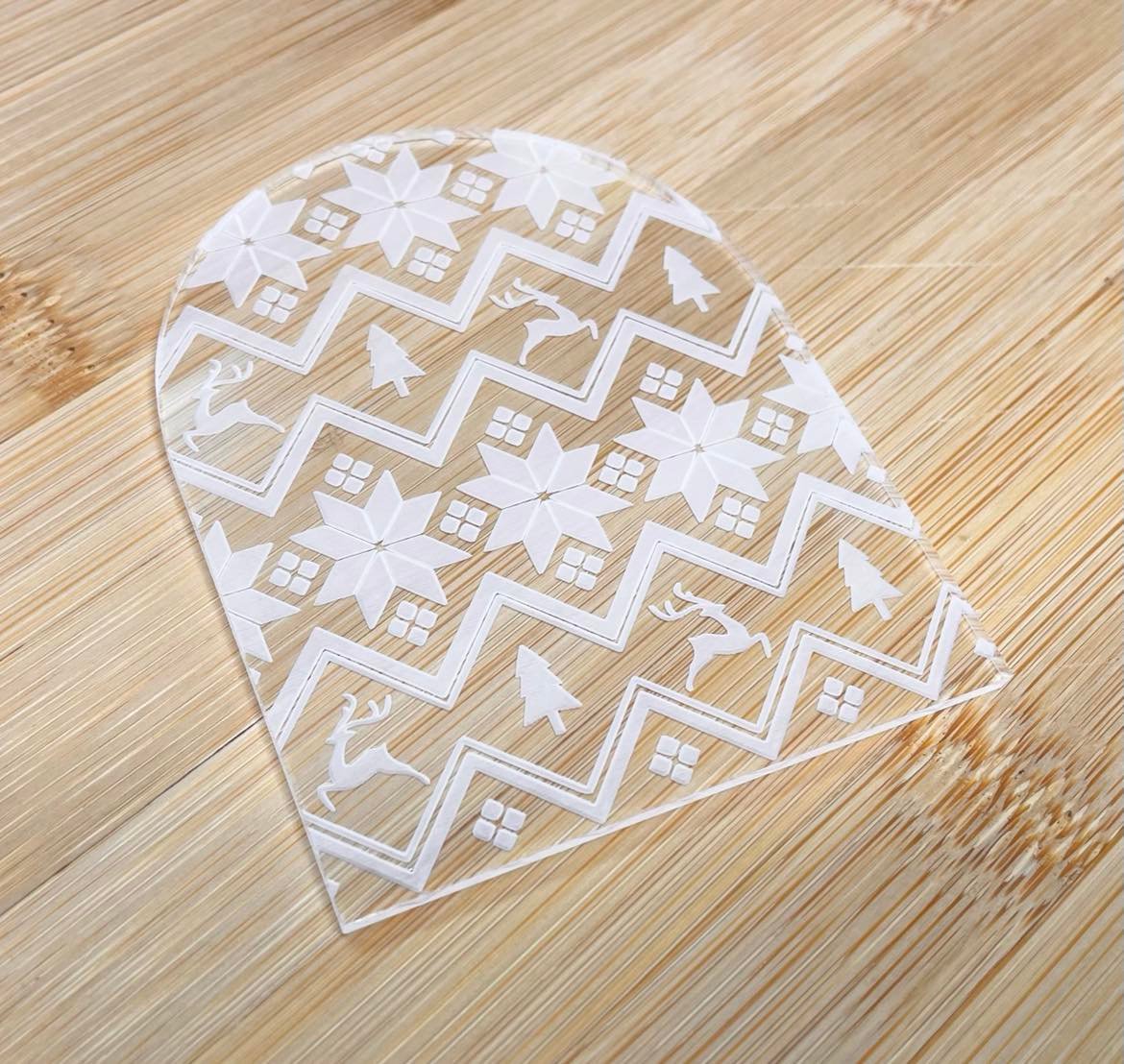 christmas embosser cookie stamp