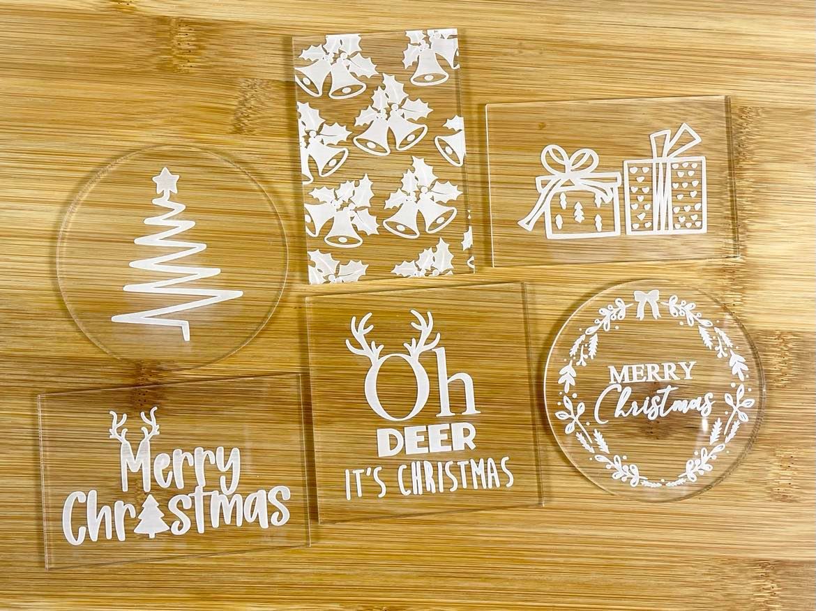 christmas embosser cookie stamp