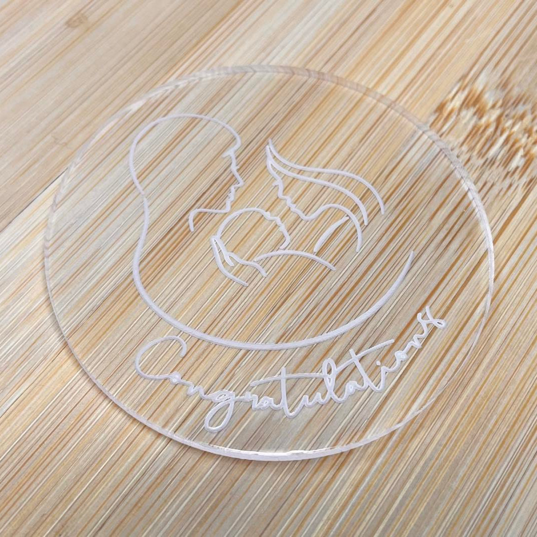 baby arrival embosser cookie stamp