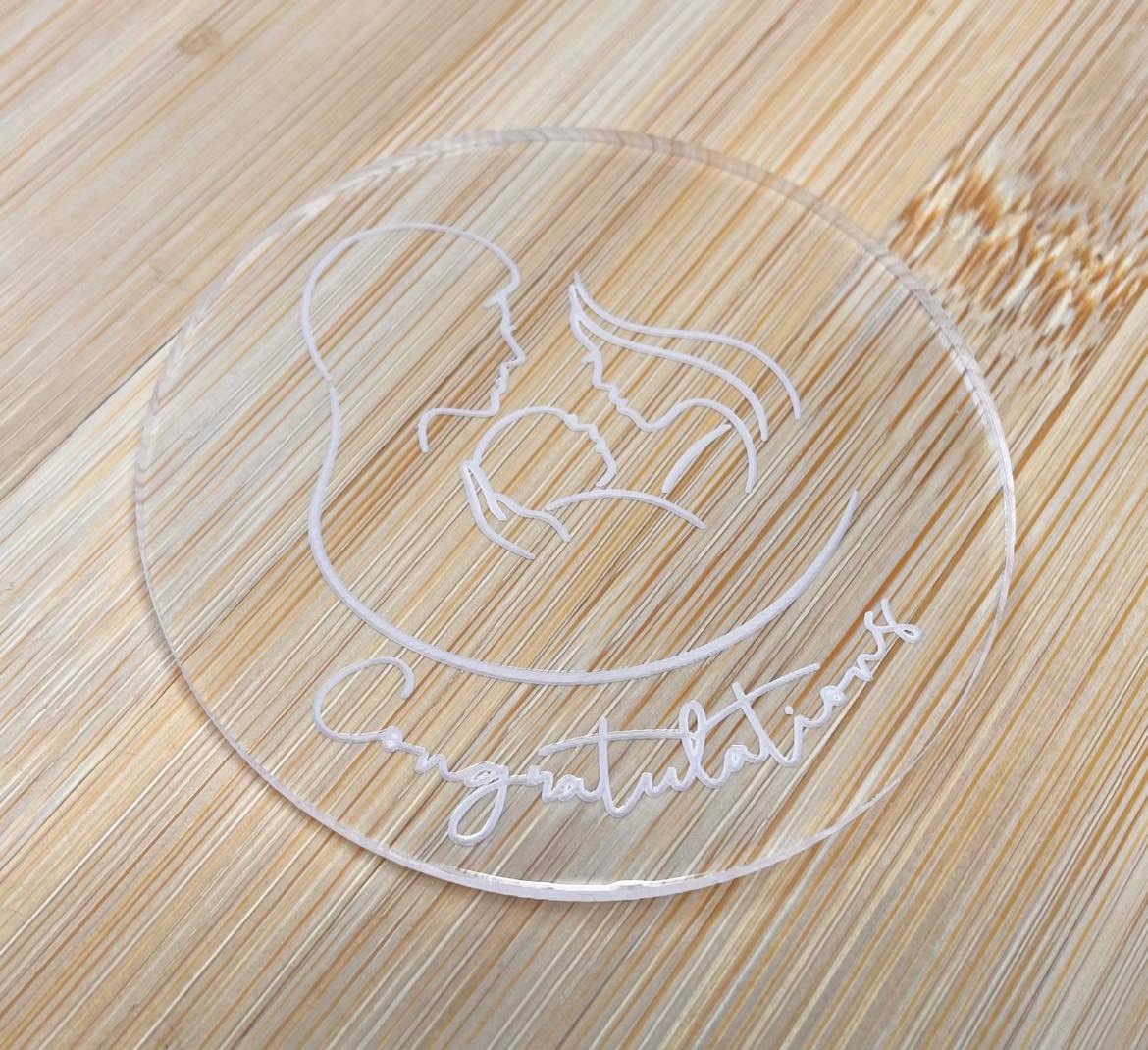 baby arrival embosser cookie stamp