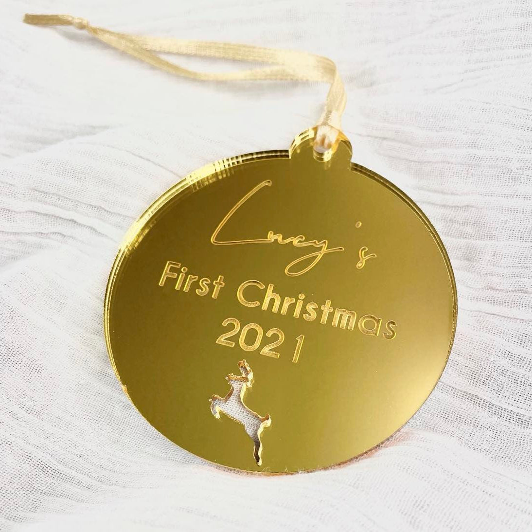 First Christmas keepsake bauble