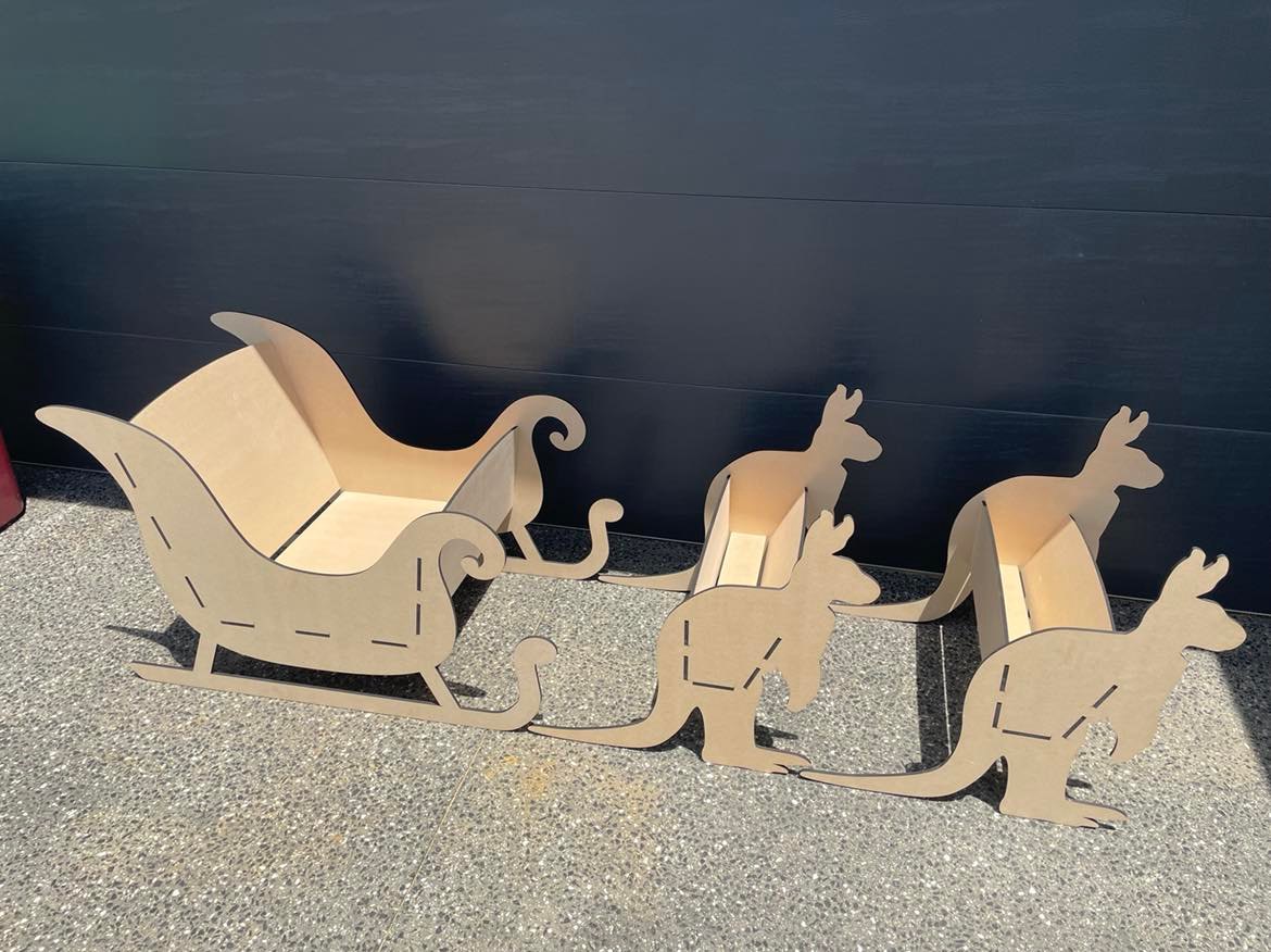 Kangaroo sleigh