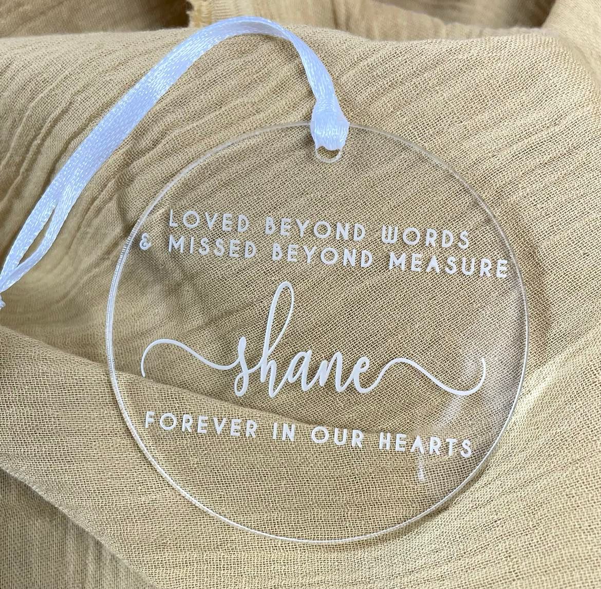 Heavenly remembrance ornament