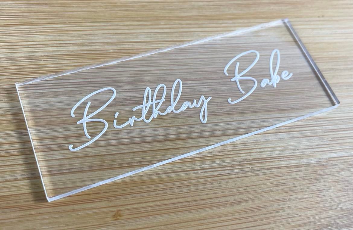 birthday babe embosser cookie stamp