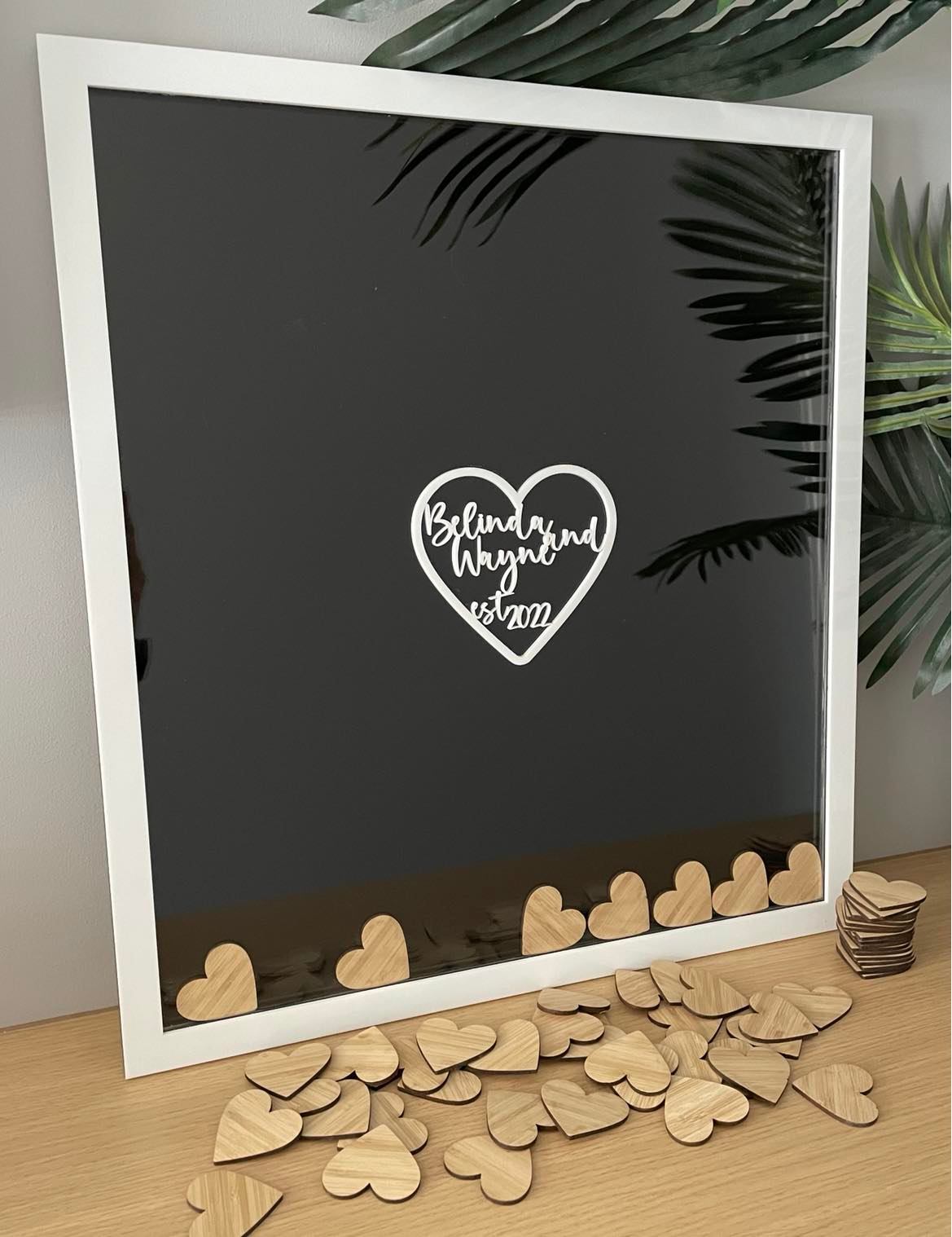 personliased wedding drop box