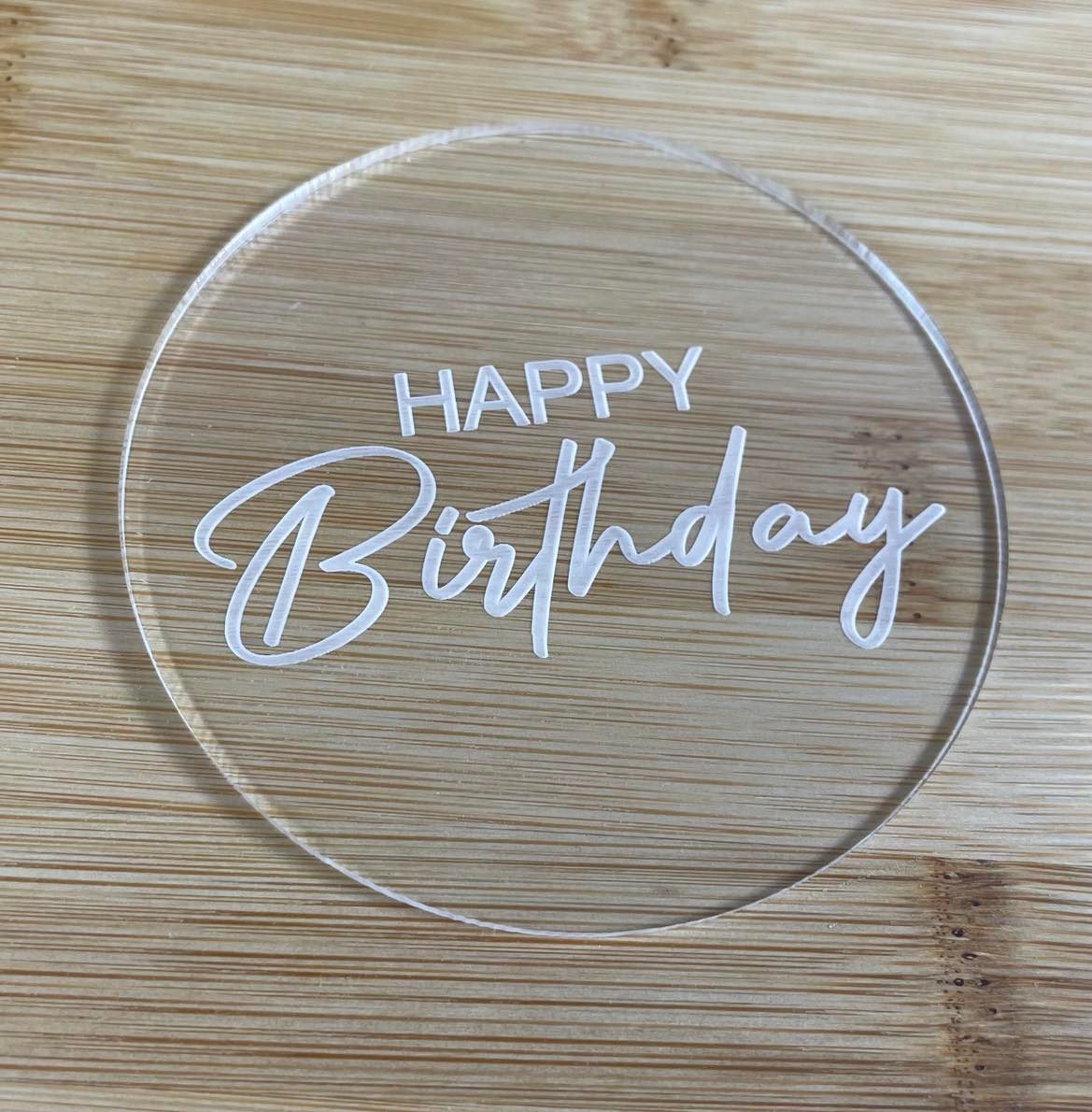 happy birthday embosser cookie stamp