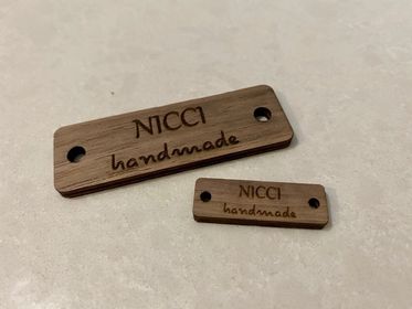 wooden product tags