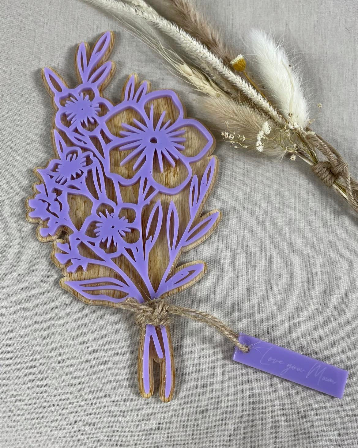 acrylic flowers