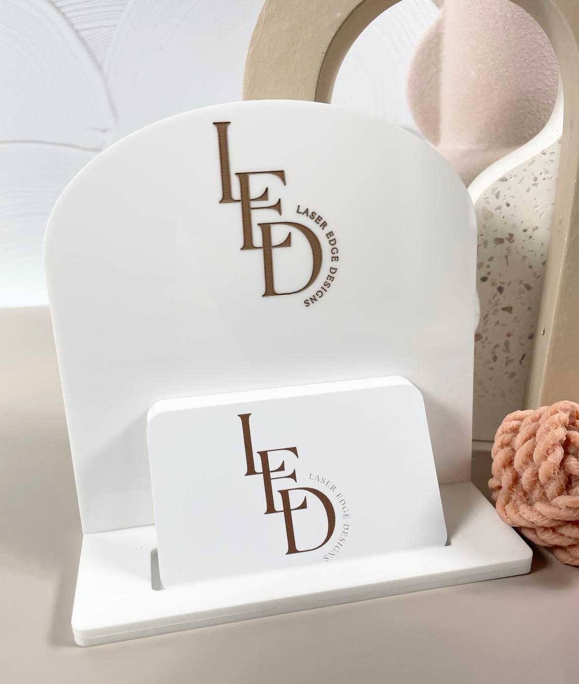 Mini card holder card holder Laser Edge Designs LaserEdgeDesigns