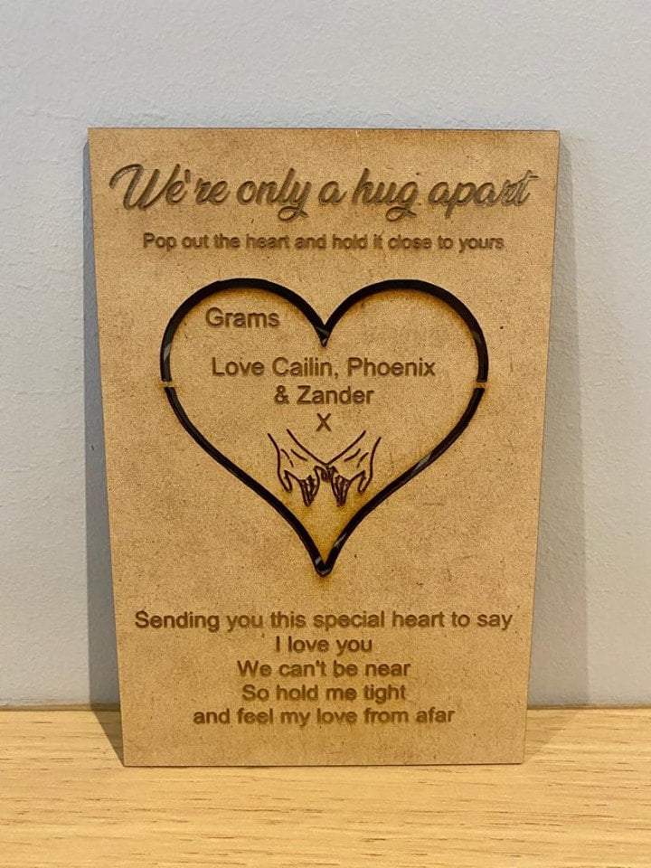 Pocket hug cards