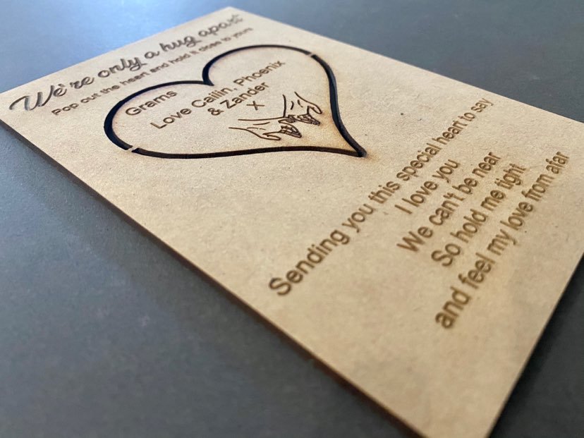 Pocket hug cards