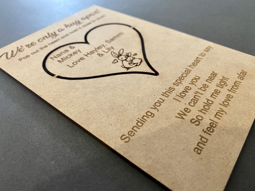 Pocket hug cards