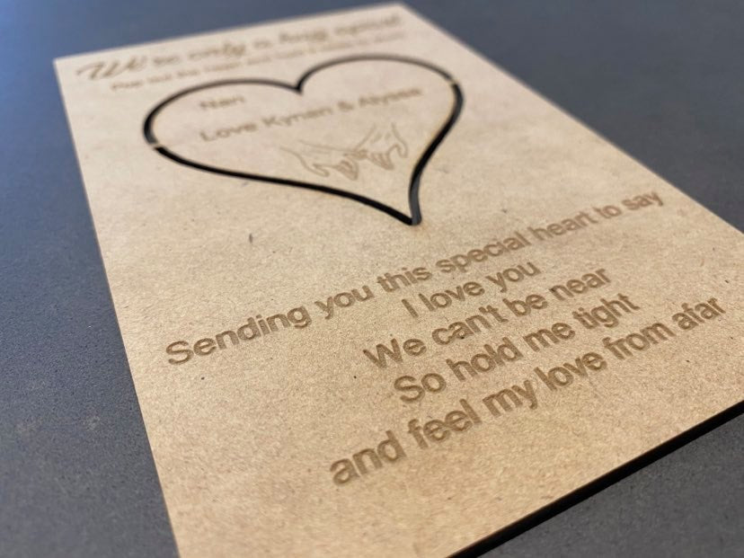 Pocket hug cards