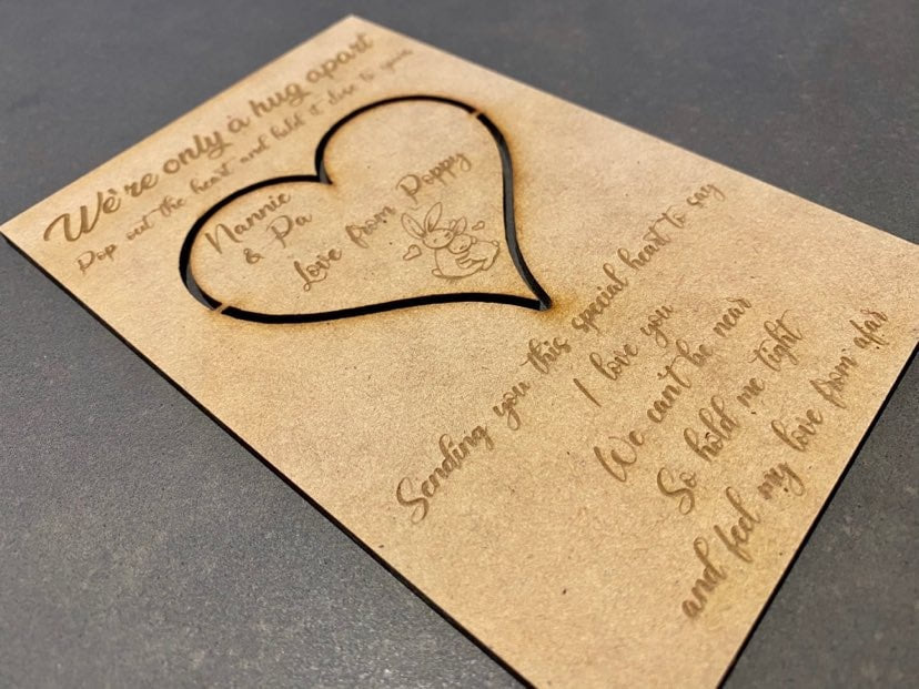 Pocket hug cards