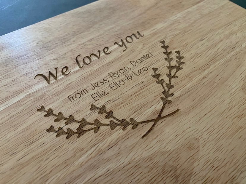  personalised wooden chopping boards australia