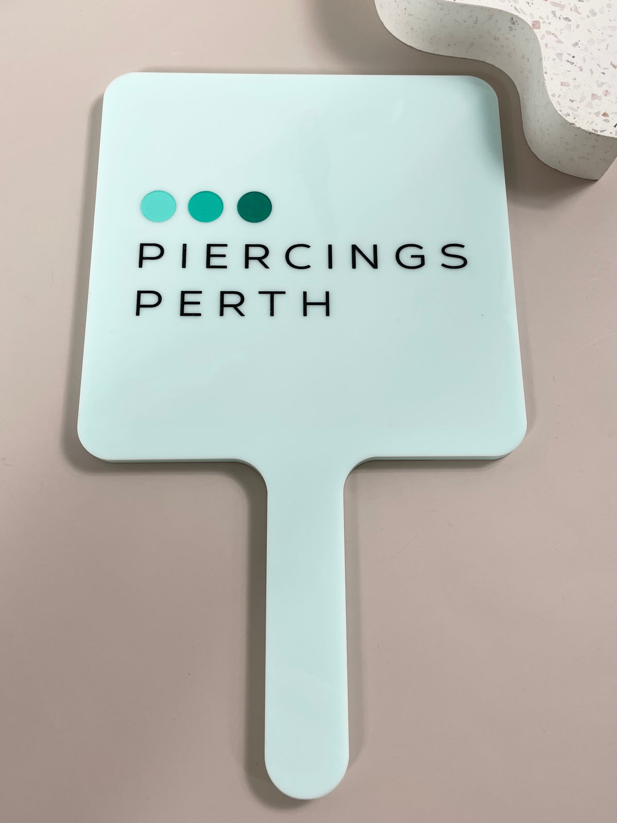 custom handheld mirror Perth 