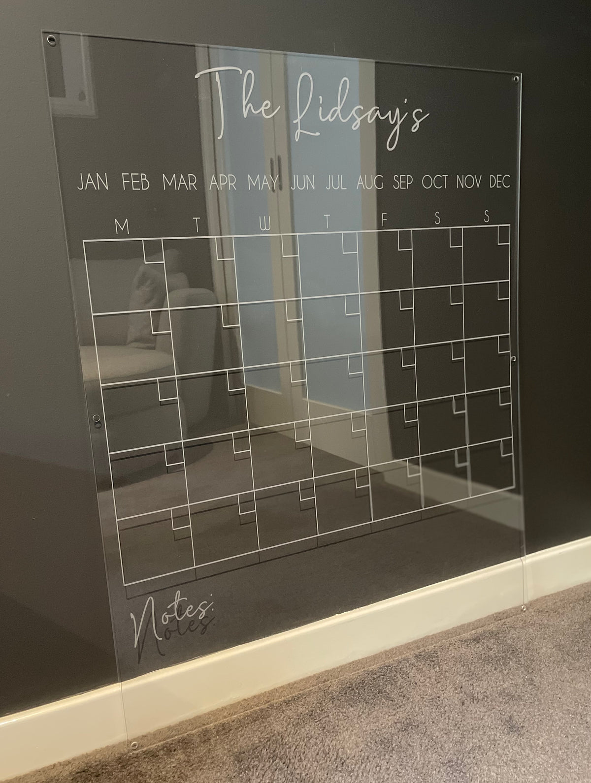 custom acrylic planner 