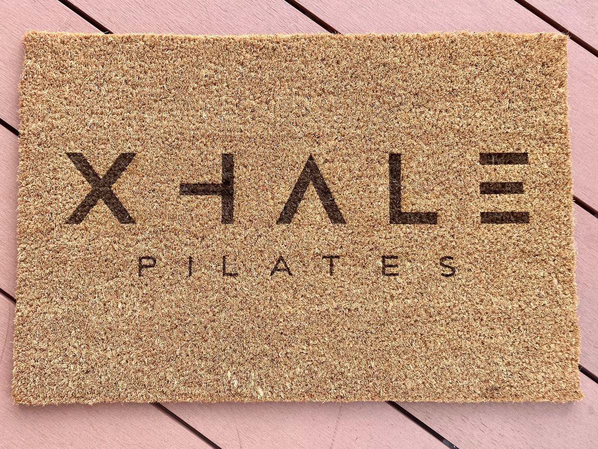 logo door mat