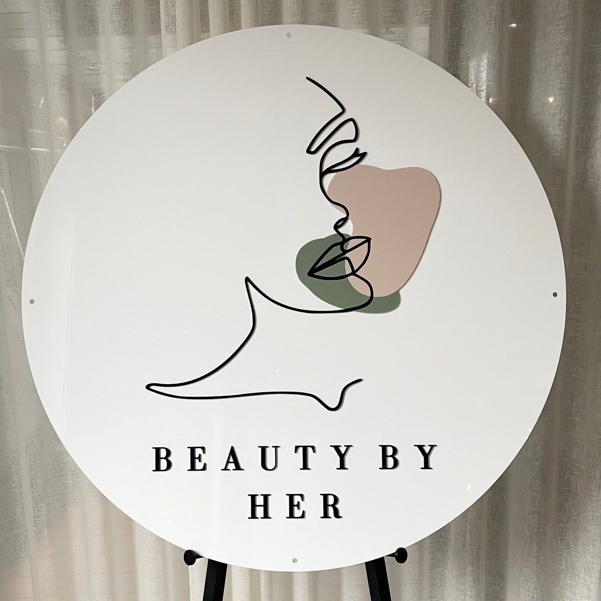 beauty business sign