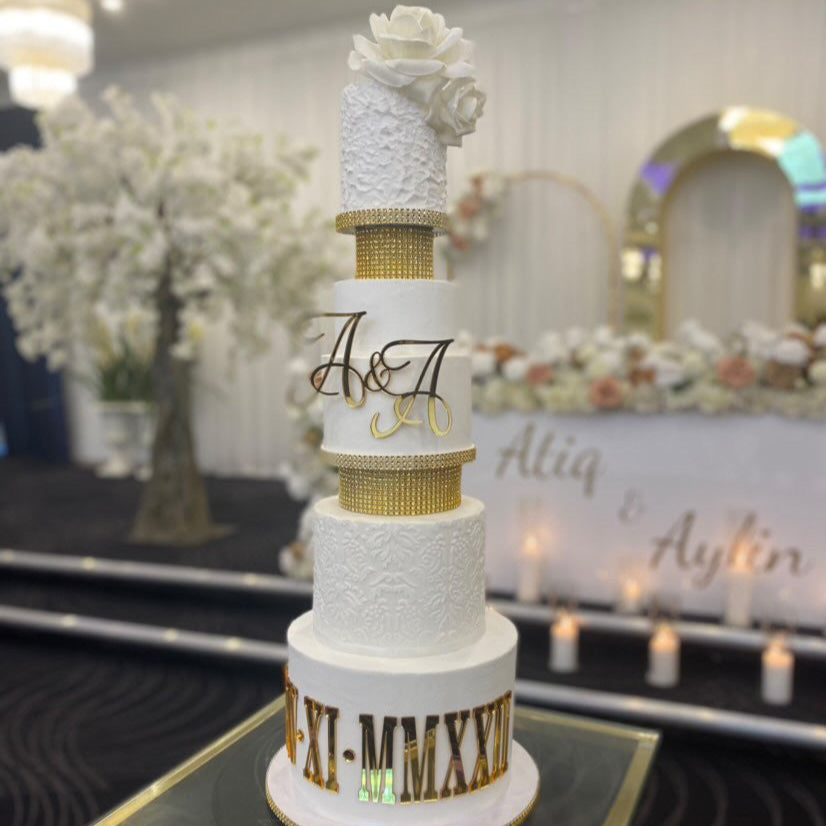 initials cake fropper