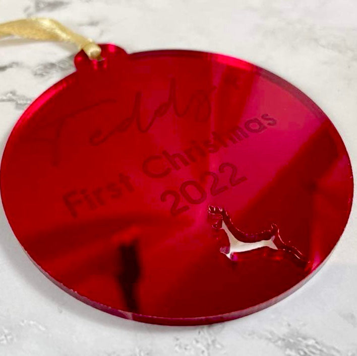 first Christmas bauble