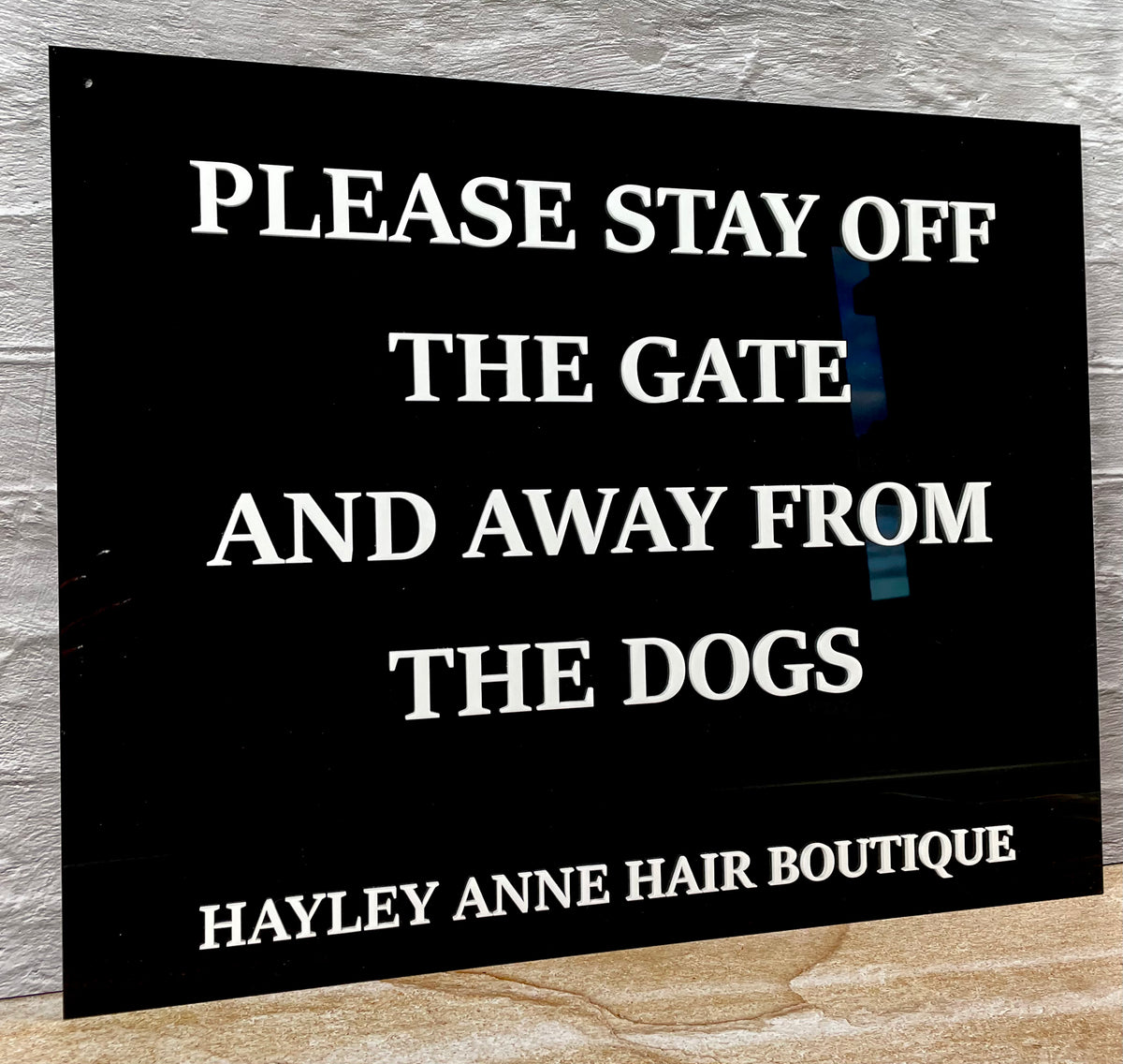 Rectangle business signs | Business signs Melbourne - Laser Edge ...