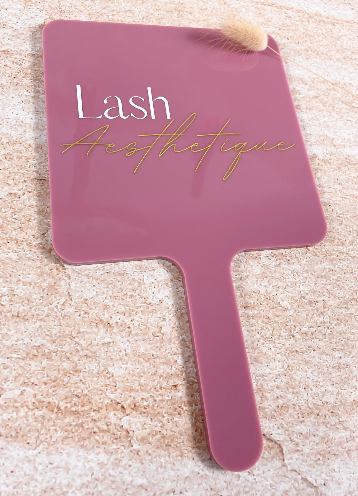 lash branded mirror
