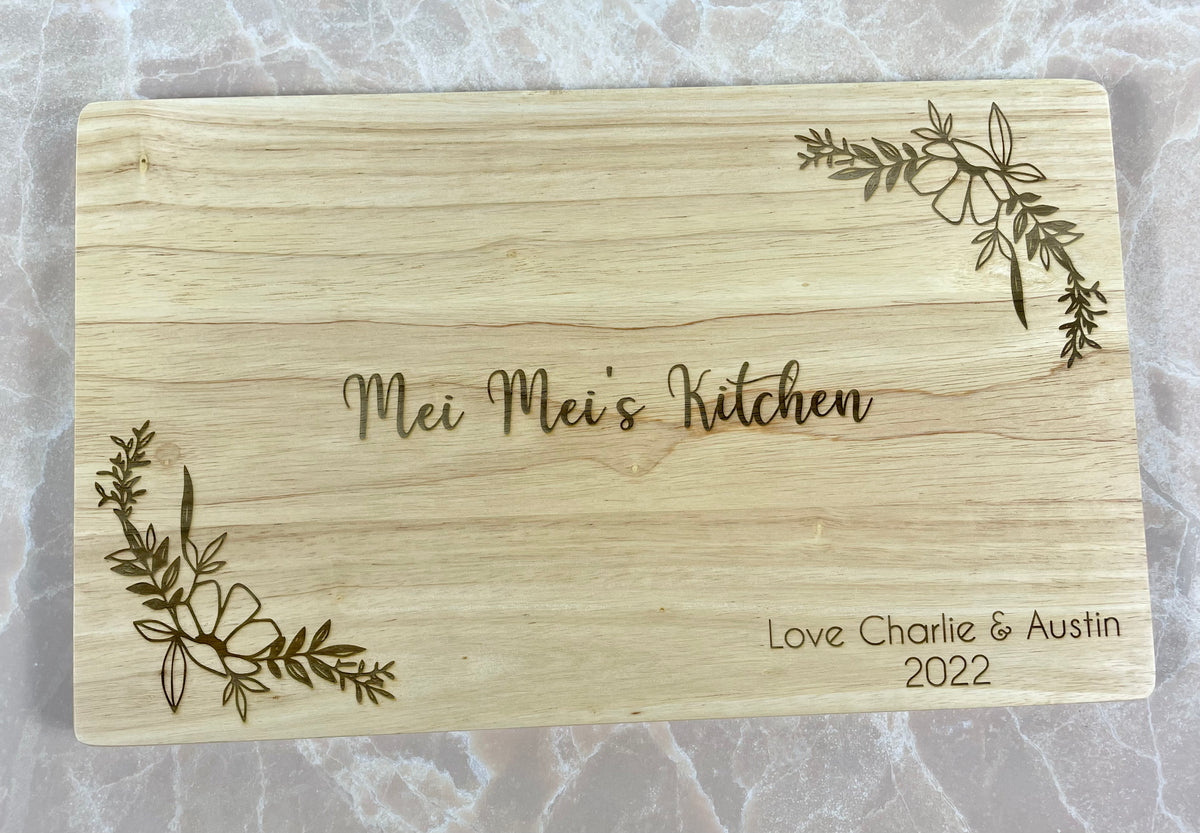 personalised chopping board Melbourne 