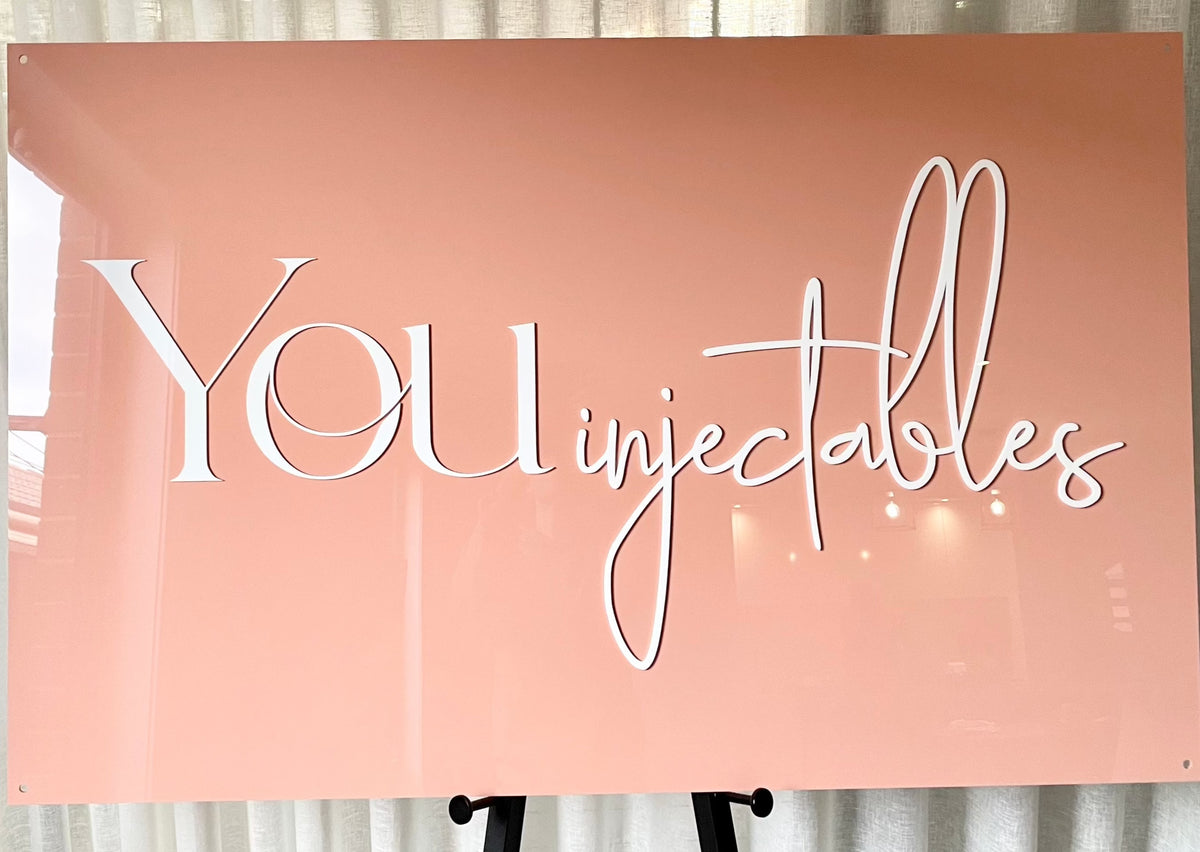 Rectangle business signs | Business signs Melbourne - Laser Edge ...