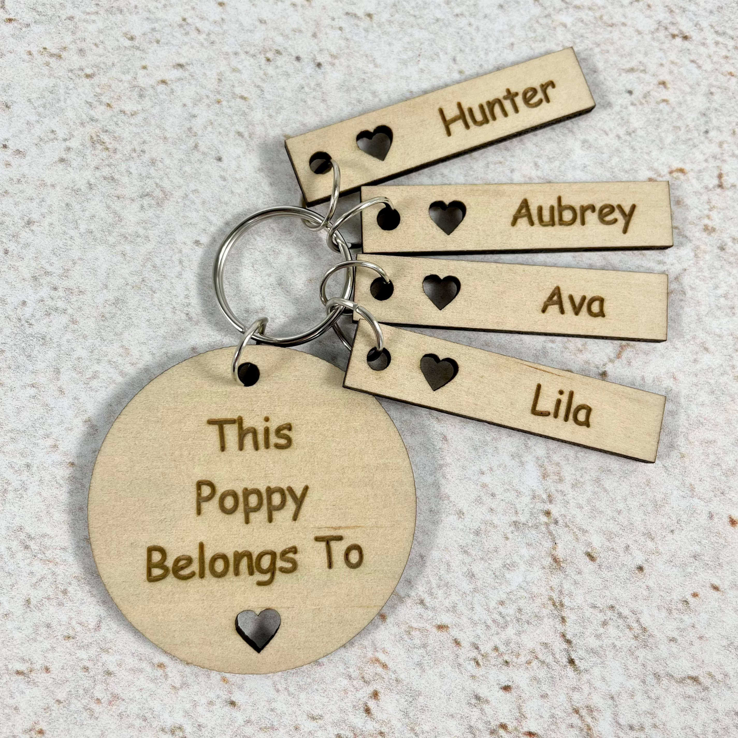 poppy belongs to keyring