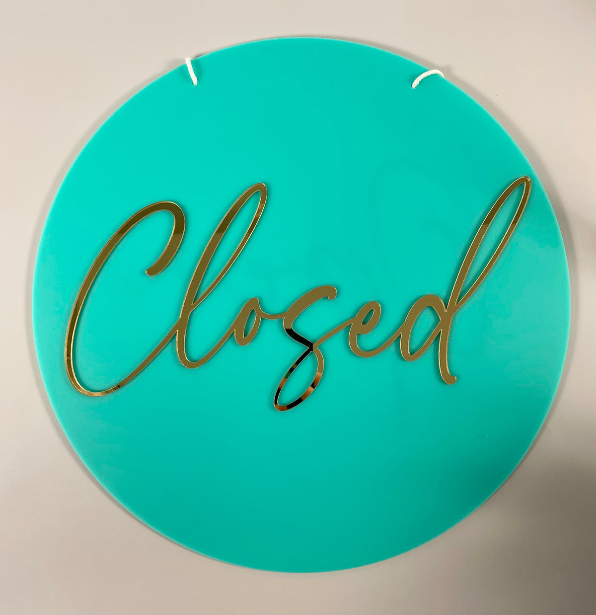 Open/closed sign (round)
